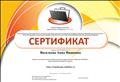 Сертификат участника сетевого профессионального педагогического сообщества "NETFOLIO"